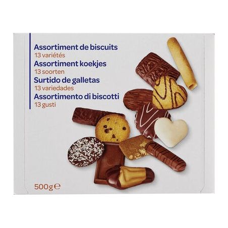 Pp Blanc 500G Assortiment De Biscuits