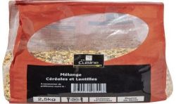 En Cuisine 2,5Kg Melange Cereales Et Lentilles