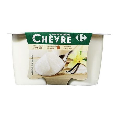 Crf Classic 4X115G Yaourt Au Lait De Chévre À La Vanille