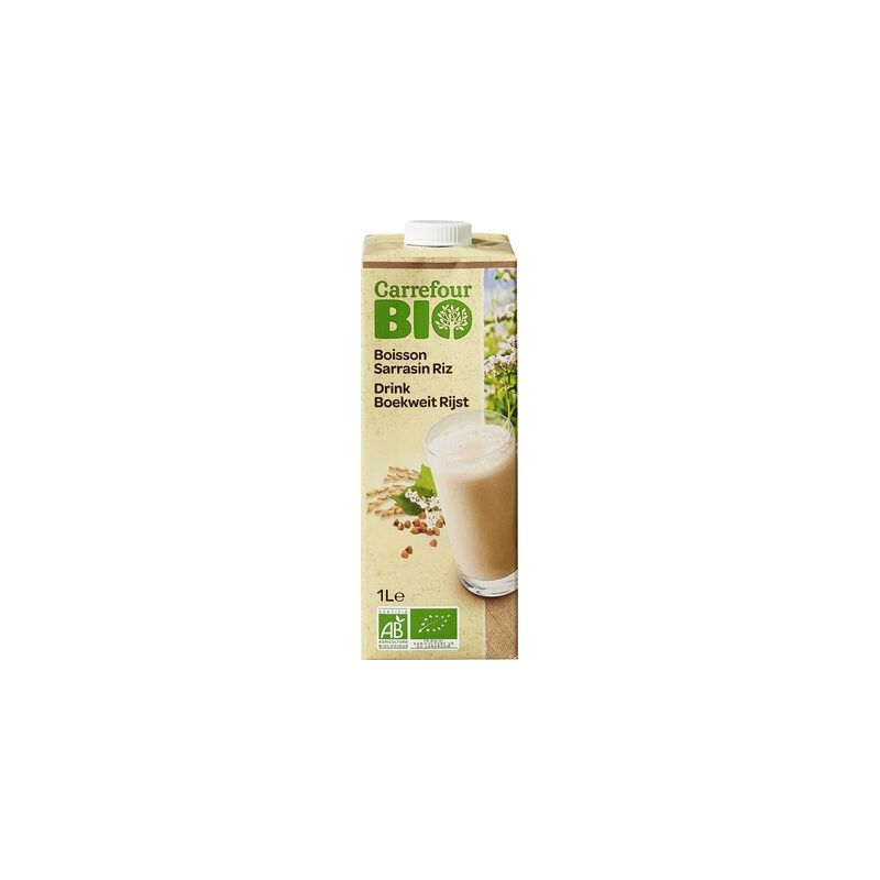 Carrefour 1L Boisson Sarrasin Riz Bio