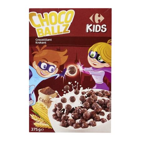 Carrefour Kids 375G Boule Mais Choco Crf