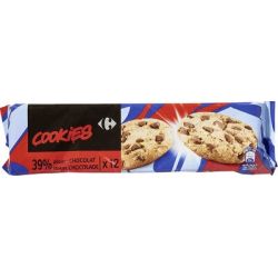 Carrefour 225G American Cookies 39% Chocolat Crf