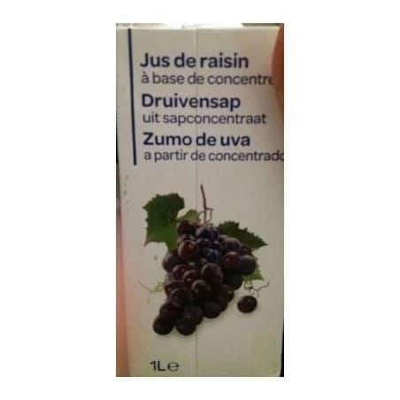 Simpl 1L Brique De Jus Raisin À Base Concentré Pp Blanc