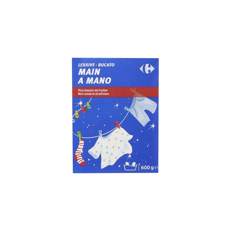 Carrefour 600G Lessive Main Poudre Crf
