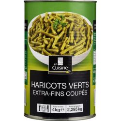 En Cuisine 5/1 Haricot Vert Extra Fin Coupés