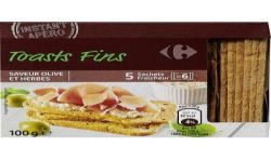 Crf Cdm 100G Toats Fins Olives Herbes