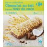 Carrefour 125G Barre De Céréales Chocolat Noix Coco Crf