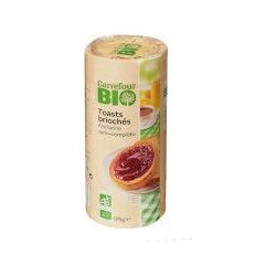 Carrefour Bio 125G Toast Brioche Crf