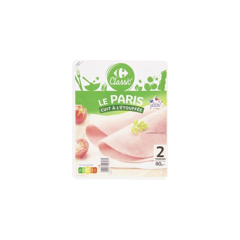 Carrefour 80G 2T Jambon Paris Dd Crf