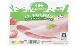 Crf Cdm 320G X8 Tranches Jambon Le Paris Cuit À L'Etouffée Classic