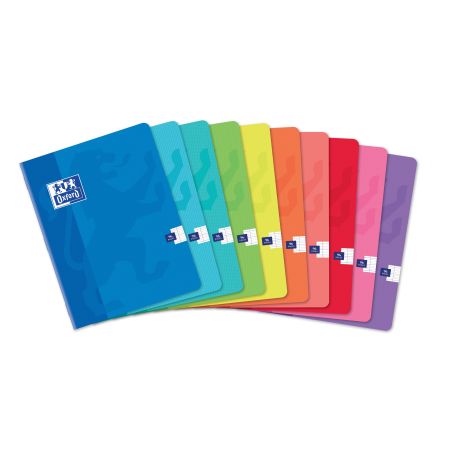 Oxford Cahier Piqûre Couverture Pelliculée Lavable Papier Coloris Aléatoire