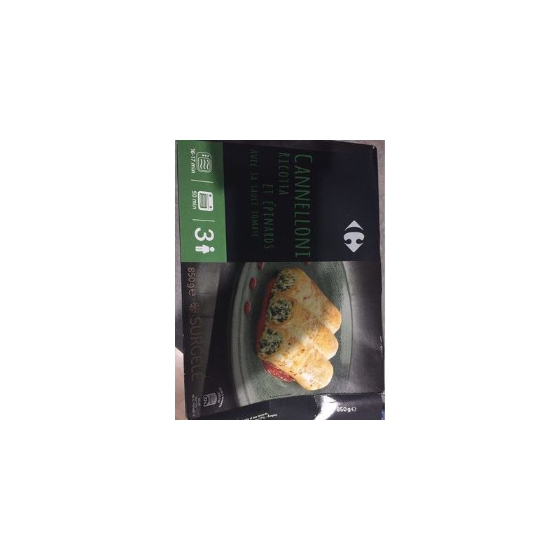 Carrefour 850G Cannelloni Ricot.Epin.Crf