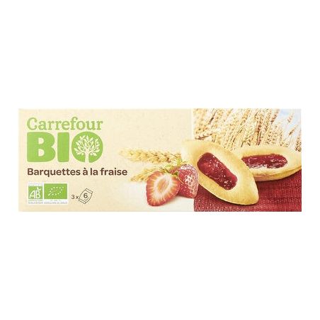 Carrefour Bio 120G Barquettes Fraise