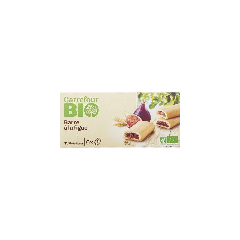 Carrefour Bio 120G Barre Sablee Four Fig