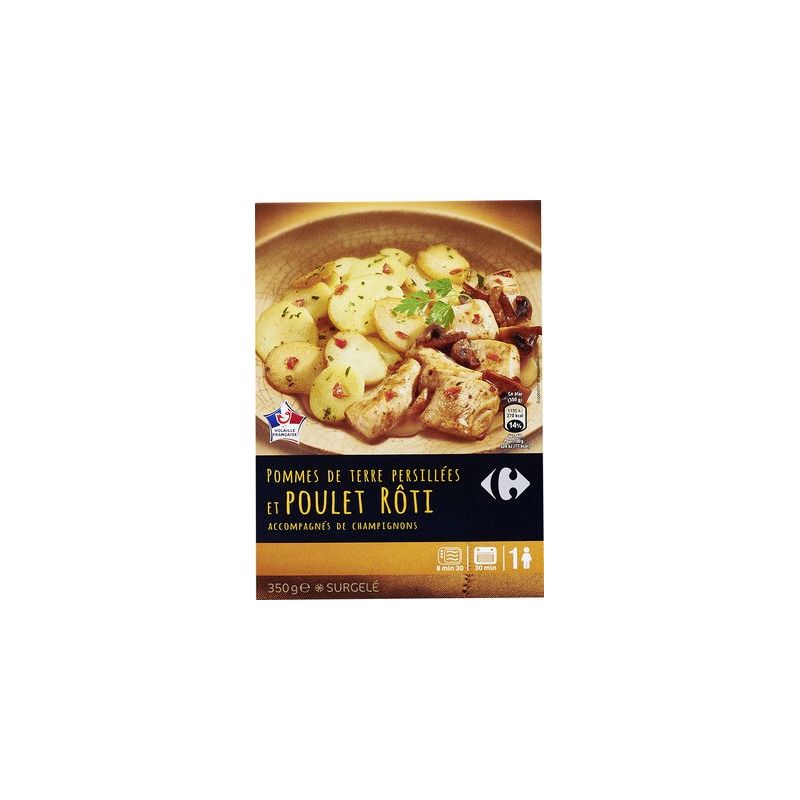 Carrefour 350G Poulet Roti&Champ.Pdt Crf
