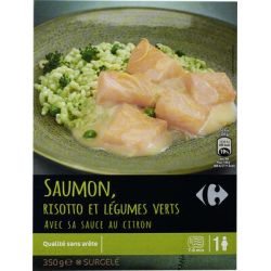 Carrefour 350G Saumon Risotto Verde Crf