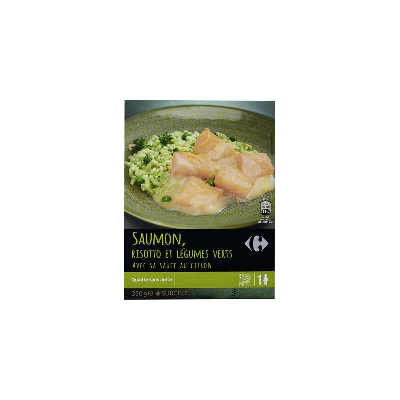Carrefour 350G Saumon Risotto Verde Crf