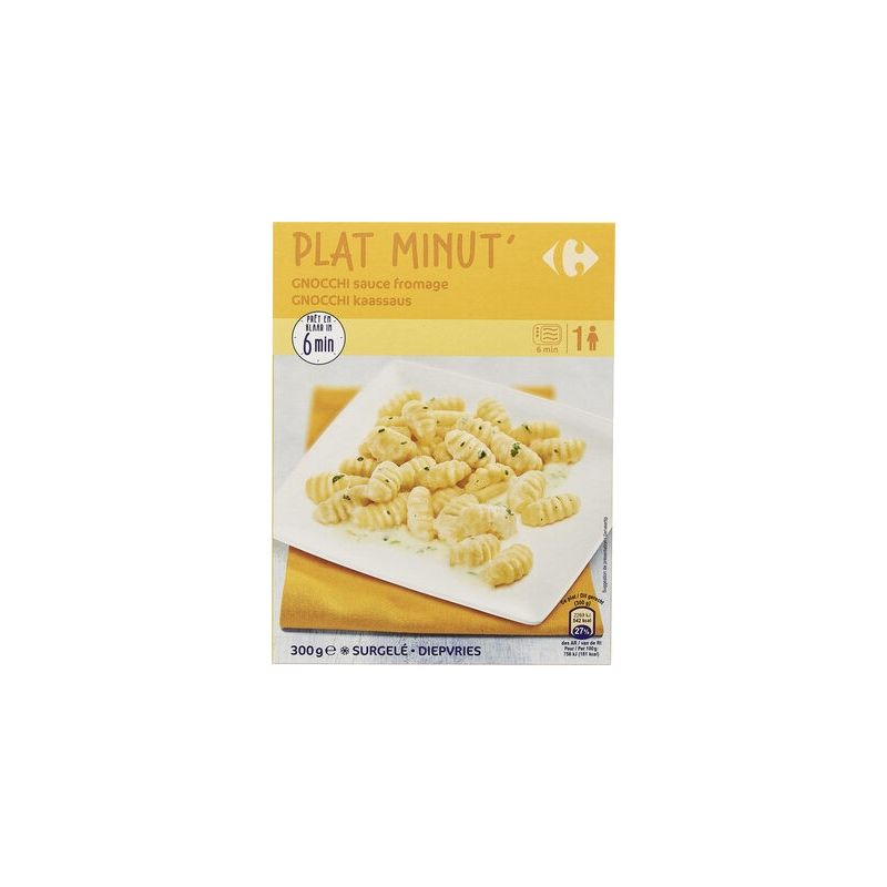 Carrefour 300G Gnocchi Sauce Fromage Crf