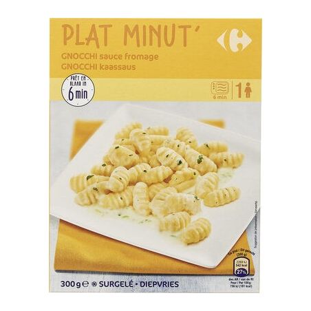 Carrefour 300G Gnocchi Sauce Fromage Crf