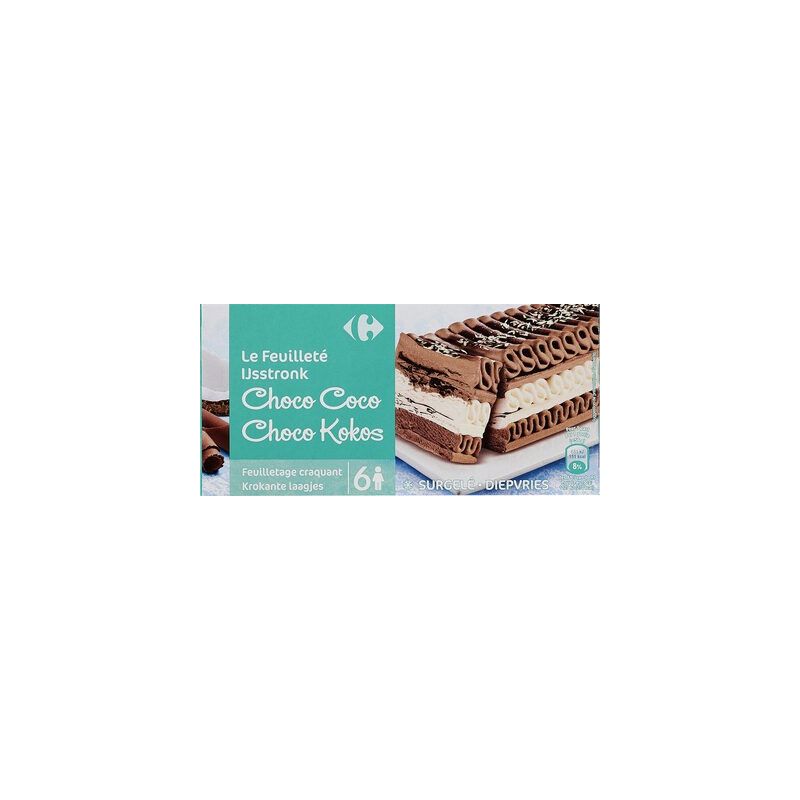 Carrefour 336G Feuillete Coco Choco Crf