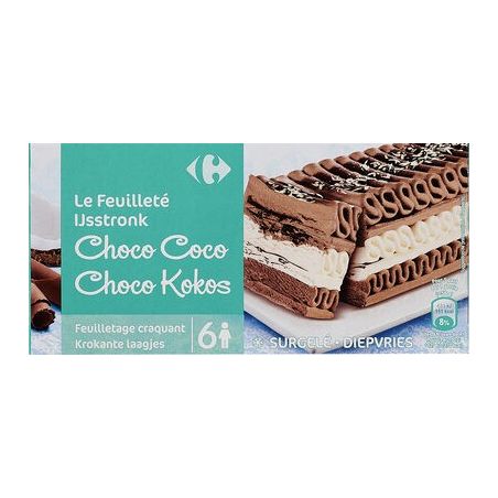 Carrefour 336G Feuillete Coco Choco Crf