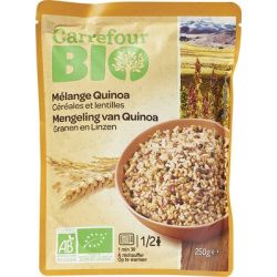 Carrefour Bio 250G Dp Quinoa Cereale/Lentillecarrefour