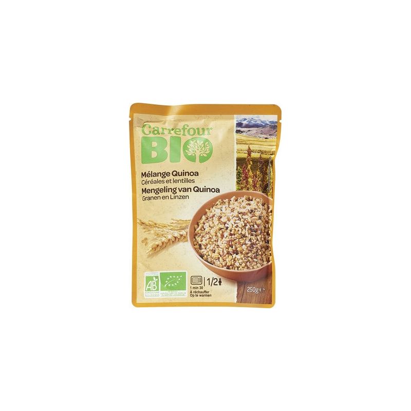 Carrefour Bio 250G Dp Quinoa Cereale/Lentillecarrefour