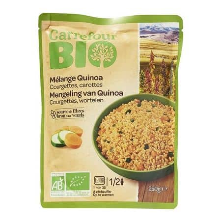 Carrefour Bio 250G Dp Quinoa Courg/Carotte