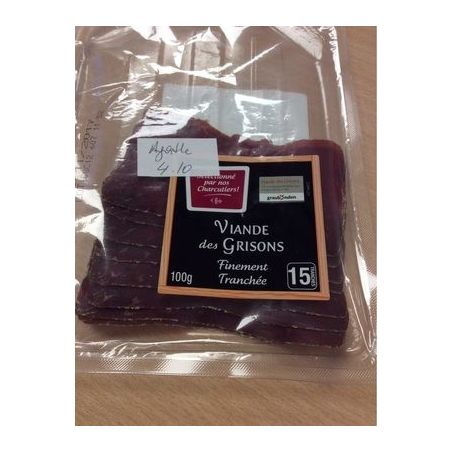 Carrefour 100Gr Viande Des Grisons
