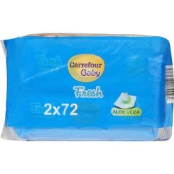 Carrefour 2X72Lingettes Fresh Bb Crf