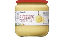 Simpl 850G Bocal Moutarde Pp Blanc