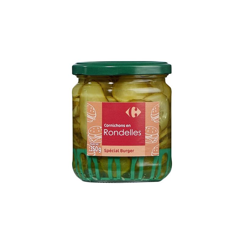 Carrefour 37Cl Cornichons Rondelles Crf