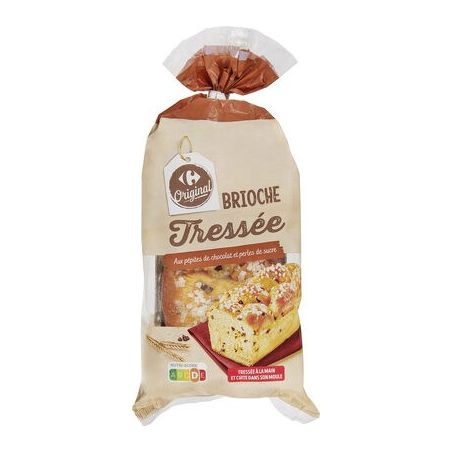 Crf Cdm 400G Brioche Tressée Pépites De Chocolat Original