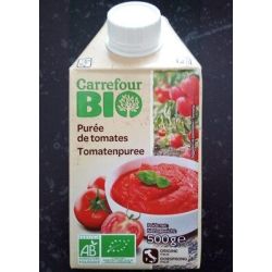 Carrefour Bio 500G Puree Tomate Crf