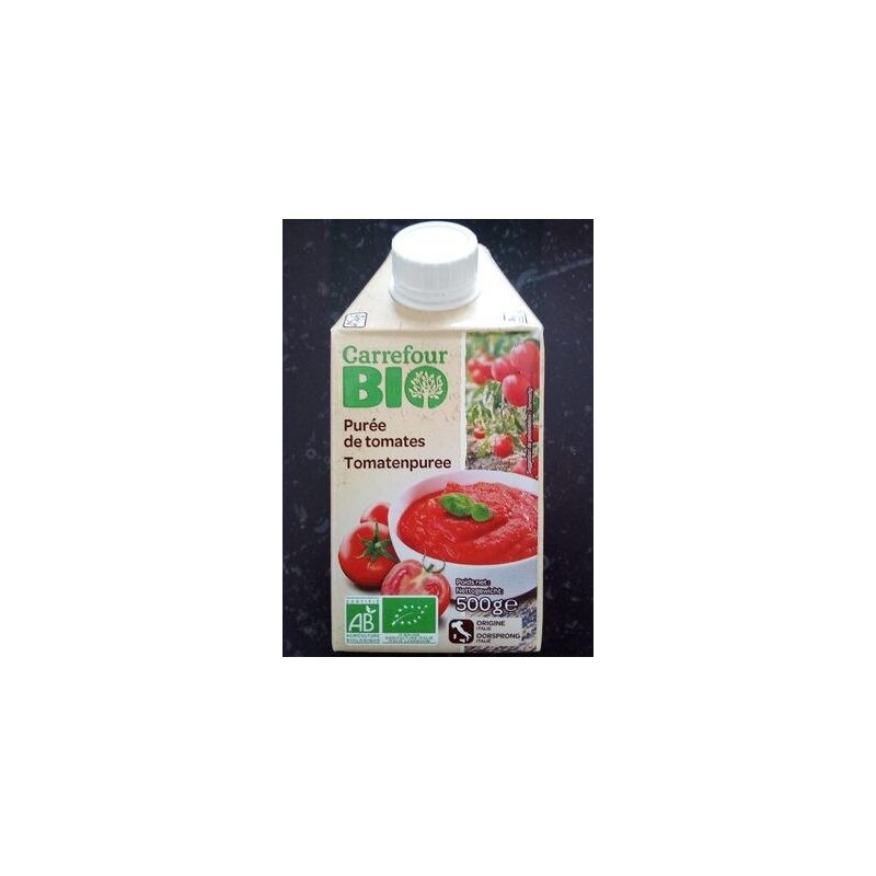 Carrefour Bio 500G Puree Tomate Crf