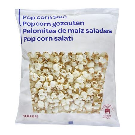 Pp Blanc 100G Popcorn Salé