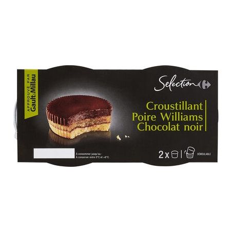 Carrefour 2X90G Croustillant Poire Crfse