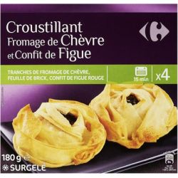 Carrefour 4X45G Crousti.Chevre Figue Crf