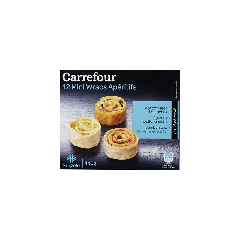 Carrefour 12 Mini Wraps Aperitifs Crf