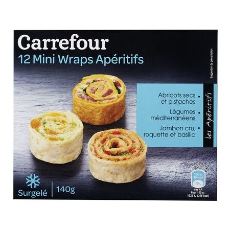 Carrefour 12 Mini Wraps Aperitifs Crf