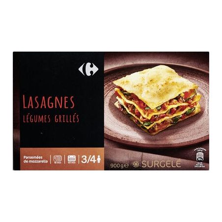 Carrefour 900G Lasagne Legum.Grille Crf