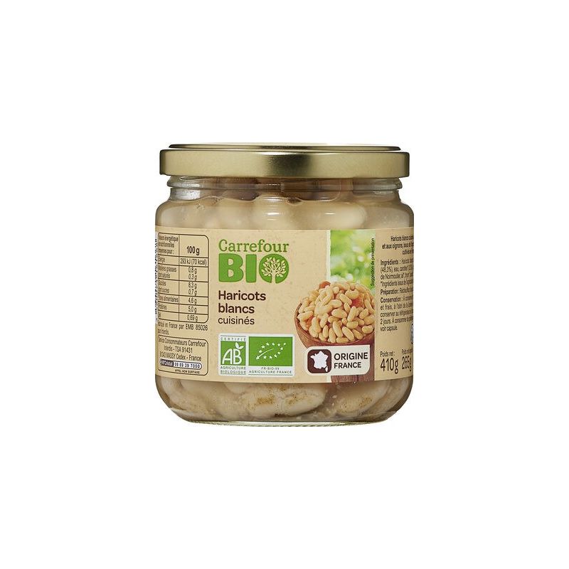 Carrefour Bio 265Ml Haricots Blancs Crf