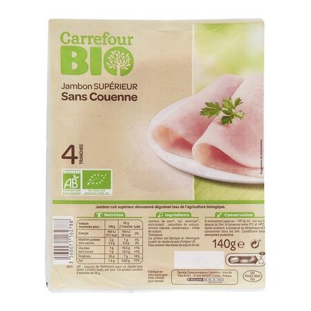 Carrefour Jbon Sup Dd 140G 4Tr Bio Crf