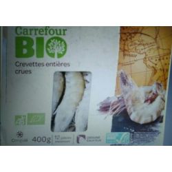 Carrefour Bio 400G Crevet Entier Cru Crf