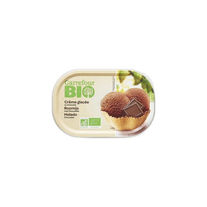Carrefour Bio 450G Glace Chocolat Crf