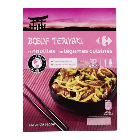 Carrefour 300G Boeuf Teriyaki Crf