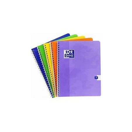 Oxford Cahier À Spirale 100 Pages Petits Carreaux 17 X 22 Cm