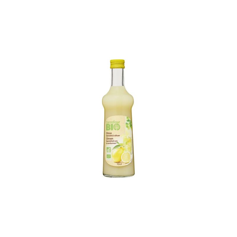 Carrefour Bio 70Cl Bouteille Spécialité Au Citron Crf