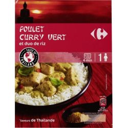 Carrefour 300G Poulet Au Curry Vert Crf