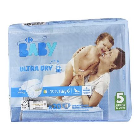 Carrefour Baby Change Bebe Taille 5 X20